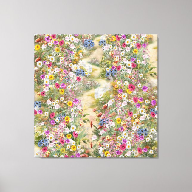 Blommor Canvastryck (Framsida)