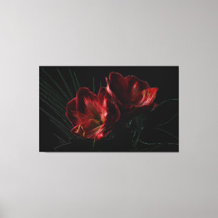 Blommor Canvastryck