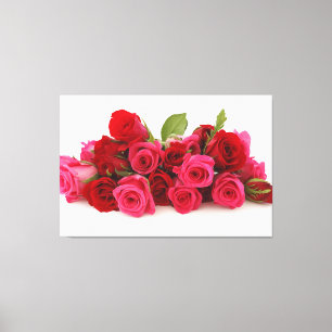 Blommor Canvastryck