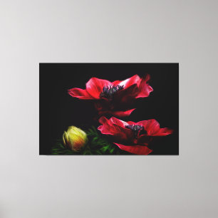 Blommor Canvastryck