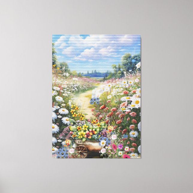 Blommor Canvastryck (Framsida)