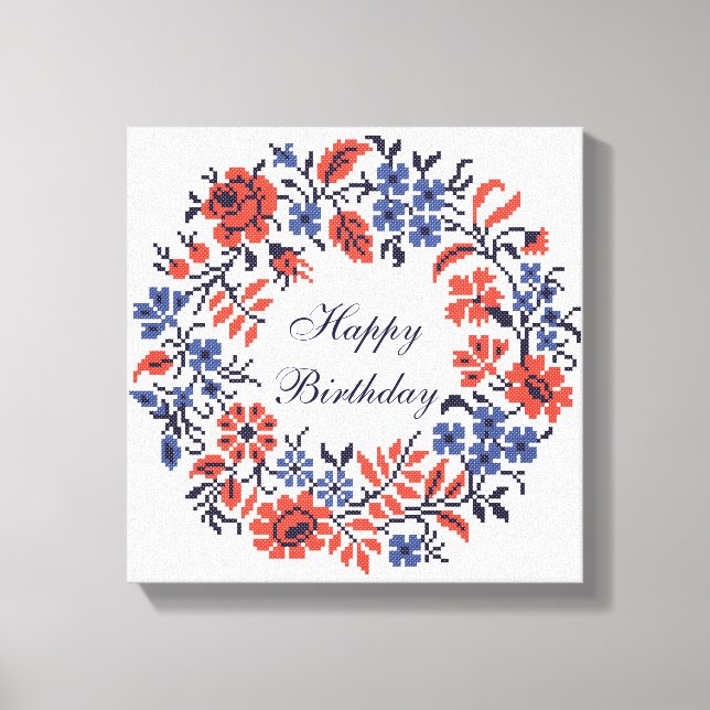 Blommor Canvastryck (Framsida)