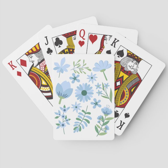 Blommor Casinokort (Baksidan)