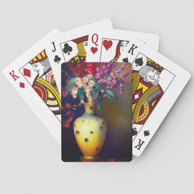 Blommor Casinokort (Baksidan)