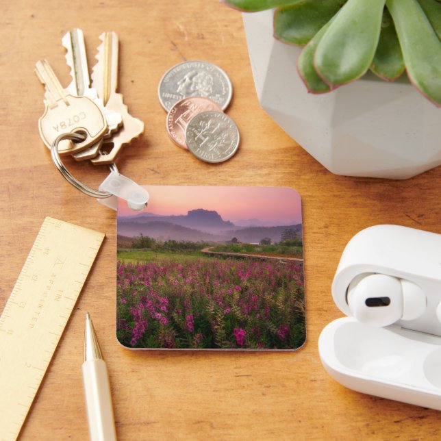 Blommor | Chiang Dao, Chiang Mai, Thailand Nyckelring (Skrivbord)