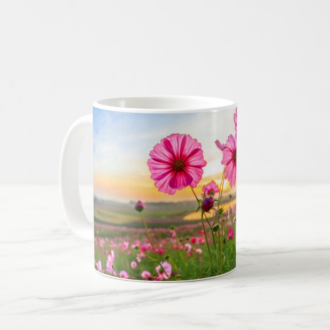 Blommor |Chiang Rai Province, Thailand Kaffemugg (Framsida vänster)