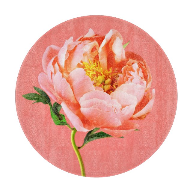 Blommor | Coral Peony Blommar (Framsidan)