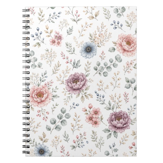 BLOMMOR DAGBOK ANTECKNINGSBOK (Framsidan)