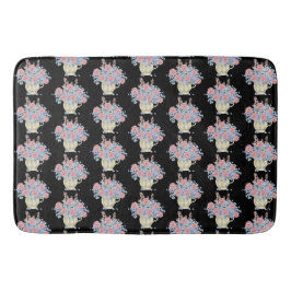 blommor dekoration dekorativ kudde badrumsmatta