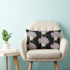 blommor dekoration kastkudde lumbarkudde