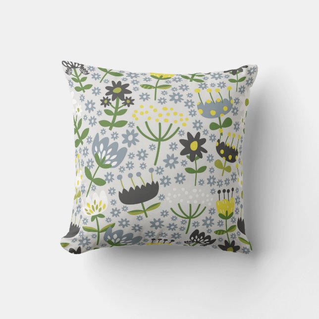 blommor dekorativ kudde (Framsida)