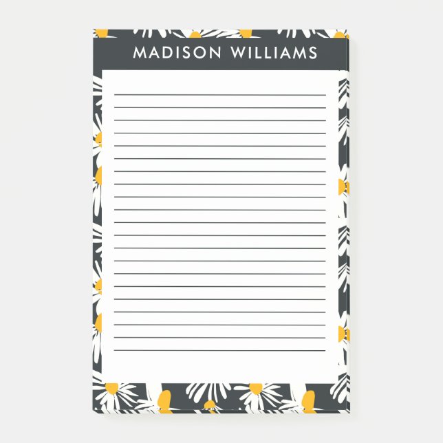 Blommor efter den post-it block (Framsida)