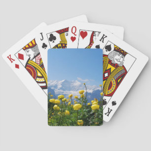 Blommor Eiger Monch Swiss Alpernas Casinokort