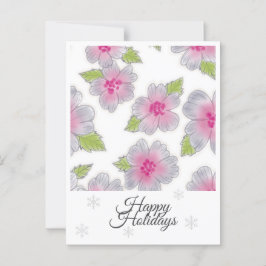Blommor Elegance Glad helg Birthday Card Vykort