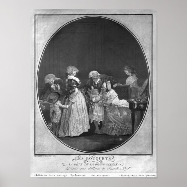 Blommor eller mormor poster (Framsidan)