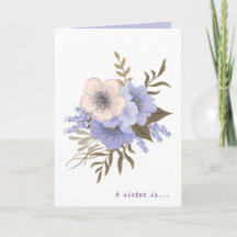 Blommor, en syster är guds Way Quote