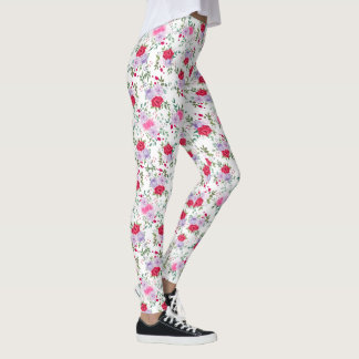 Blommor - Enkelt färg Leggings