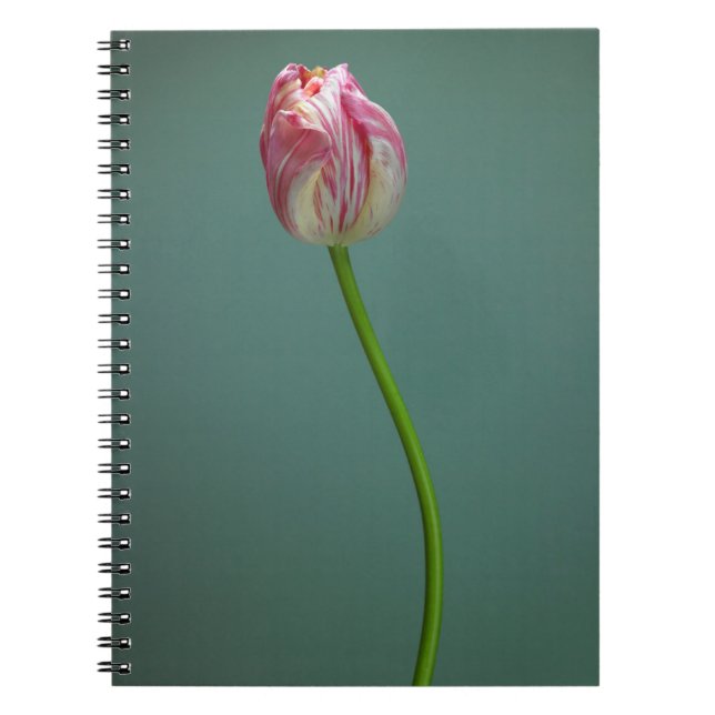 Blommor | Enkelt tupplapp Anteckningsbok (Framsidan)