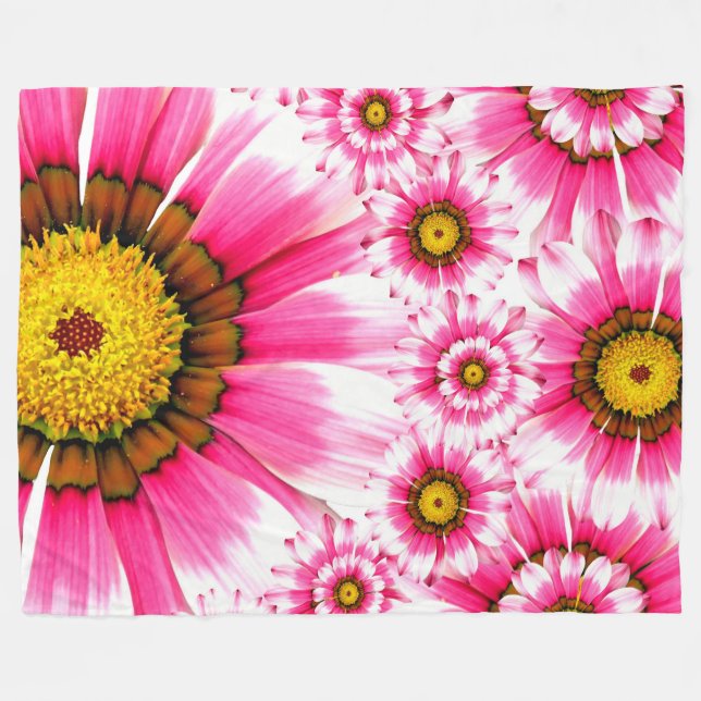 Blommor Fleecefilt (Framsidan (Horisontell))