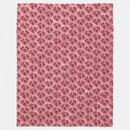 Blommor Fleecefilt