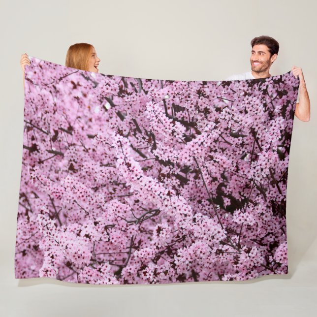 Blommor Fleecefilt (På plats)