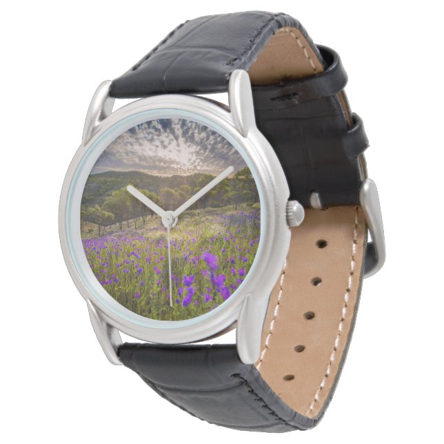 Blommor | Flinders Ranges Australien Armbandsur (Vinklad)