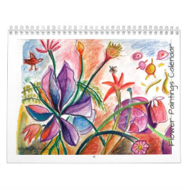 Blommor för året kalender