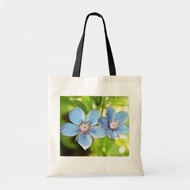 Blommor för blåttPimpernel (Anagallismonelli) Tygkasse (Framsidan)