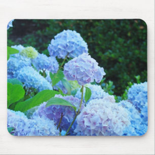 Blommor för blommigt för mousepad för blåttvanlig musmatta