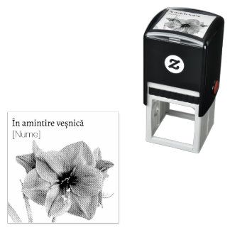 Blommor för evigt självfärgande stämpel