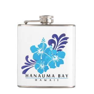 Blommor för Hanauma fjärdHawaii hibiskus Fickplunta