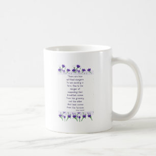 Blommor för krokus för Aldo Leopold Kaffemugg