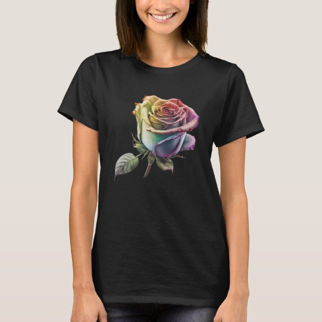 Blommor för kvinnor t shirt (Framsida)