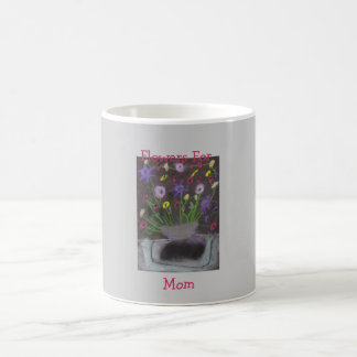 Blommor för mamma kaffemugg