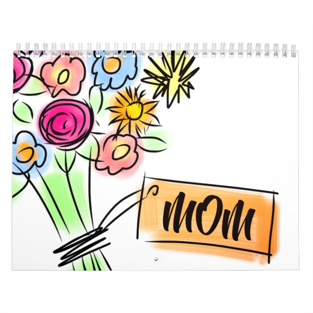 Blommor för Mamma Märkre Kalender (Omslag)