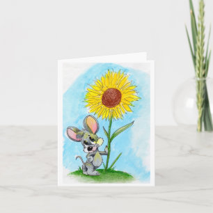 Blommor för mus 'n' kort