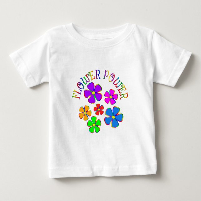 Blommor för Roligt av blommor T Shirt (Framsida)