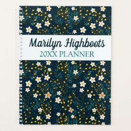 Blommor för småvit, skalad och goldenrod