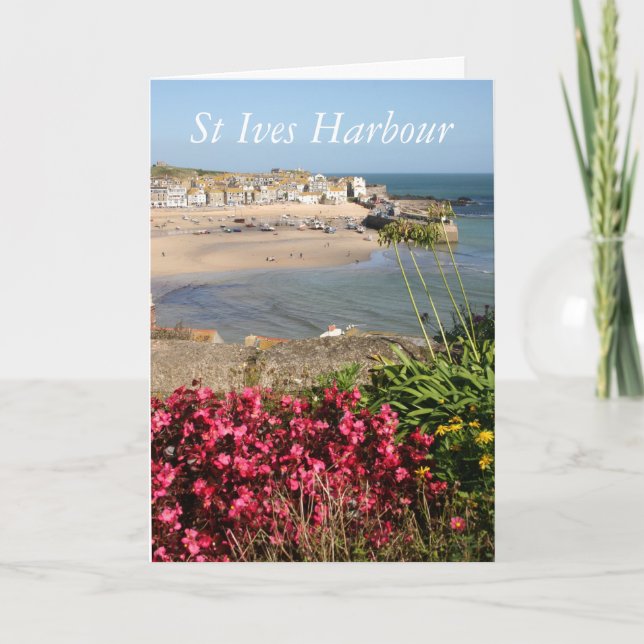 Blommor för St Ives hamnrosor Kort (Framsida)