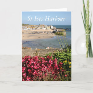 Blommor för St Ives hamnrosor Kort