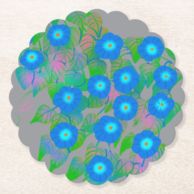 Blommor för Vår och sommar Underlägg Papper (Framsida)