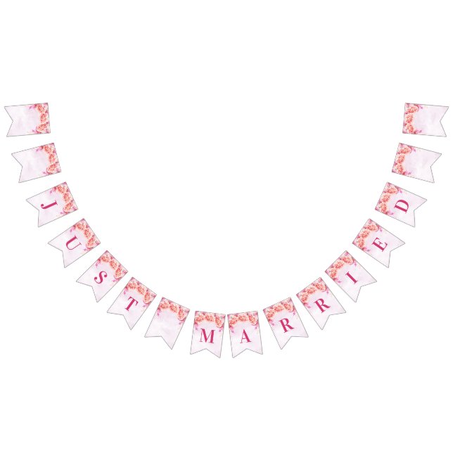 Blommor för vattenfärg för ny giftabaner vimplar (Alla)