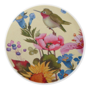 Blommor för vild för vintageHummingbirdvänner Knopp