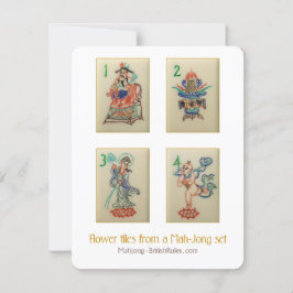 Blommor - förklarande kort