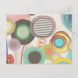 Blommor, fortfarande levande blommigt ranunculus vykort