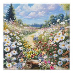 Blommor Fototryck