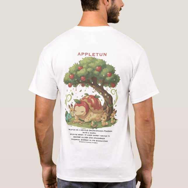 Blommor från äppelträdet t shirt (Baksida)