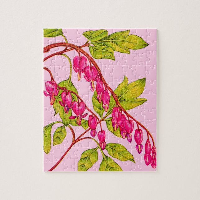 blommor från blödarhjärtan pussel (Vertikal)