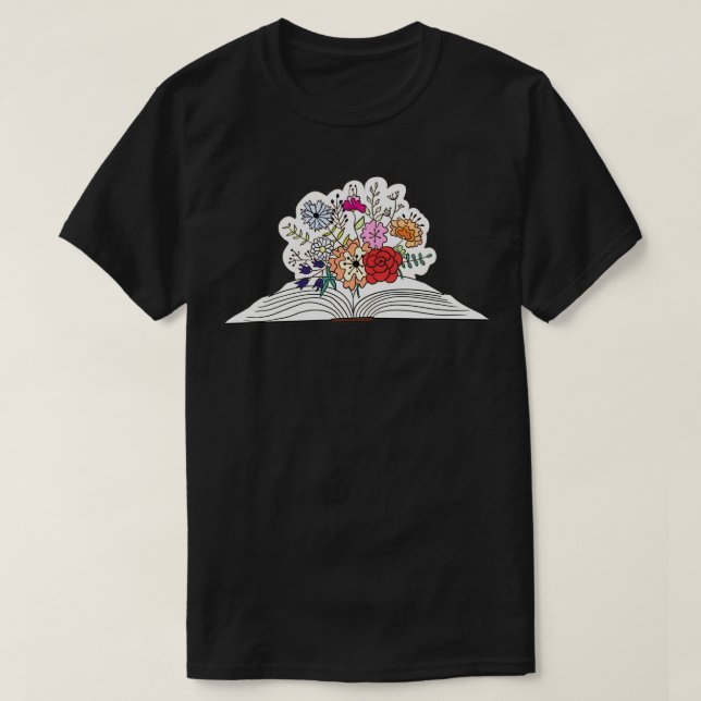 Blommor från Bok 47 1 T Shirt (Design framsida)