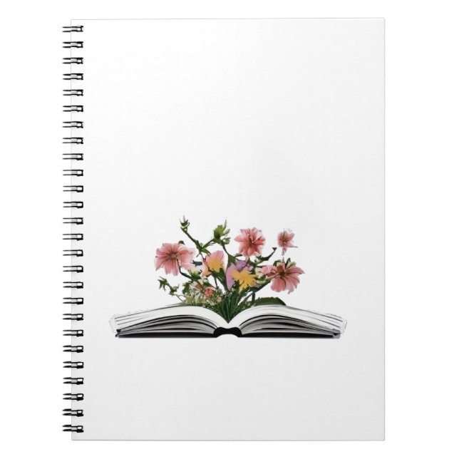 Blommor från bok anteckningsbok (Framsidan)